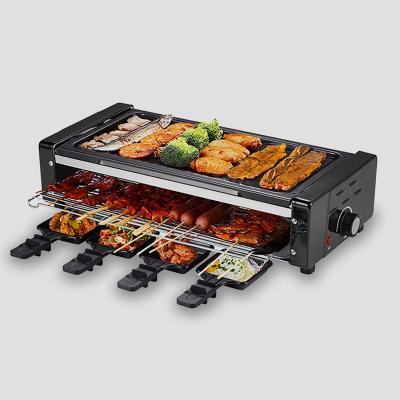 China Household High Quality BBQ Electric BBQ Grills Household Table Multifunctional Easy Clean Electric Smokeless BBQ Grill for sale