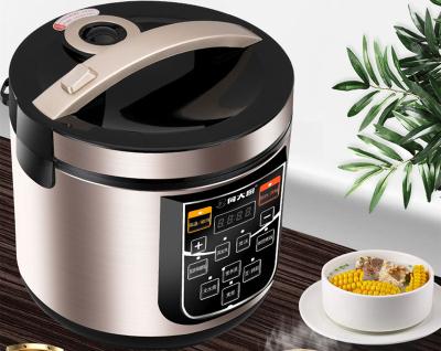 China Low Sugar Function 5L Household Rice Cooker Instrument Electric Kitchen Multifunctional Fast Cooking Smart Electric Rice Cooking Pot for sale