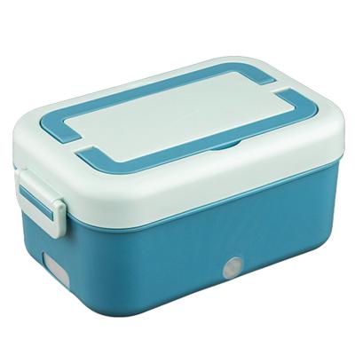 China Battery Operated Electric Lunch Bento Box Stainless Steel Food Heater Lunch Box Portable Heating Lunch Box For Kids Self Heating Rechargeable Lunch Box for sale