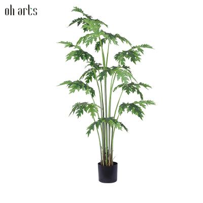 China Wholesale Artificial Plant Real Plant Potted Monstera Garden Decorative Artificial Plant Potted Pretend Artificial Plant For Indoor Outdoor for sale