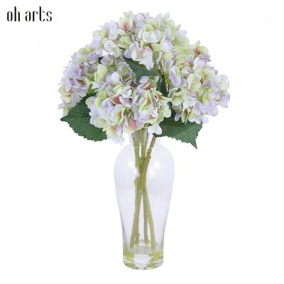 China Creative Home Tabletop Artificial Flowers Wedding Gift Garden Decoration Hydrangea Plant Decorative Potted Plant for sale