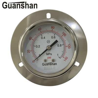 China Stainless steel capsule bottom 150mm pressure gauge 100mm/4inch/costomization for sale