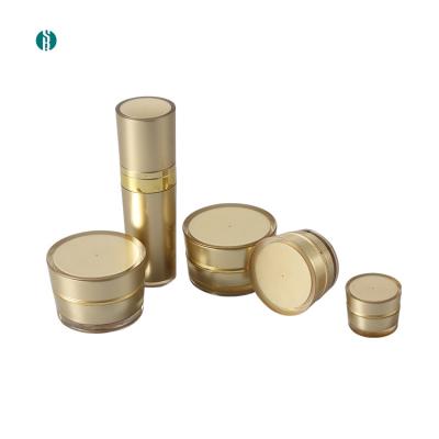 China Best Selling Luxury Cosmetics Face Cream Acrylic Plastic Containers 5g 10g 15g 20g 30g Packaging Jar for sale