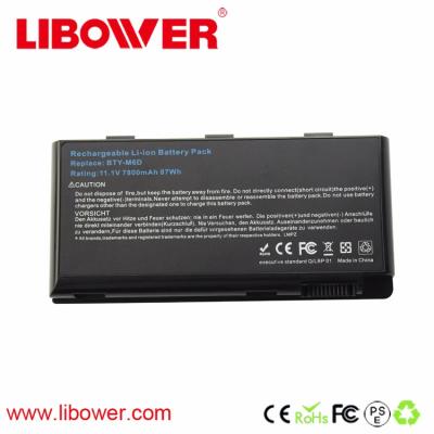 China BTY-M6D LAPTOP battery for msi laptop parts for sale