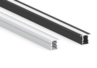 China LEDCORP® Customized Aluminum Profile Recessed/Embedded Project Cases for Linear Light Assembly for Home Residence Office for sale