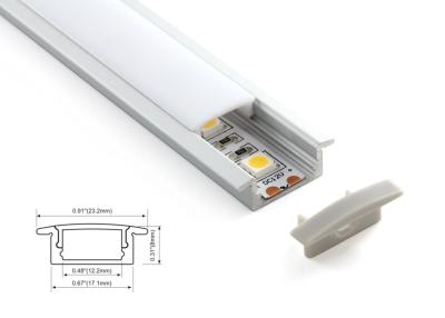 China Linear lighting Aluminum profile for furniture 17x8mm mini size zu verkaufen