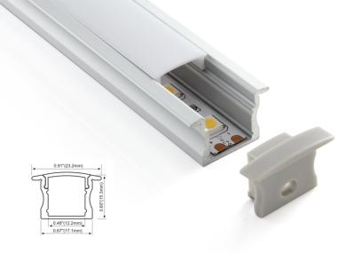 中国 Linear lighting Aluminum profile for furniture 17x15mm mini size 販売のため