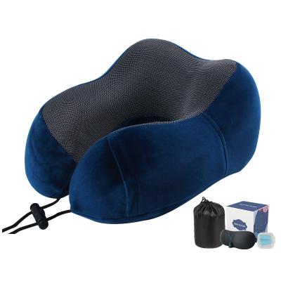 China Wholesale Custom Magnetic U Neck Pillow Memory Foam Travel Pillow Neck Support Pillow for sale