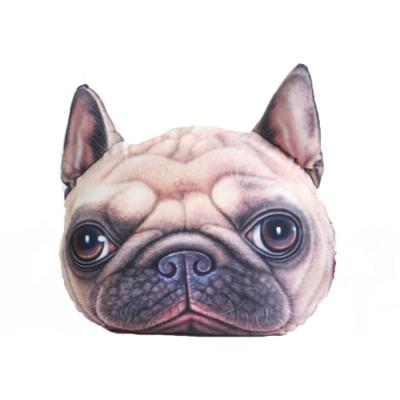 China Anti-Static French Bulldog Support Mesh Cartoon Hold Pillow For Low Back Children for sale