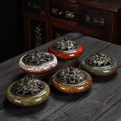 China Chinese Incense Burner Fashion Ceramic Incense Stove Type Incense And Censers for sale