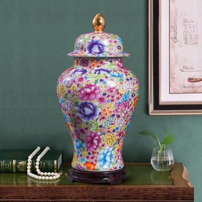 China The kiln changed the porch aesthetic decoration vase living room ceramic glaze antique vase for sale