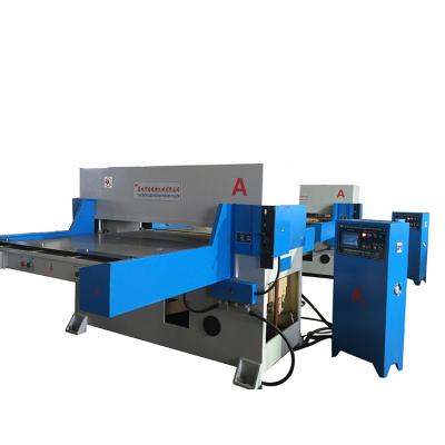 China double cylinder hydraulic manual epe foam angle cutting press XCLP3-40 for sale