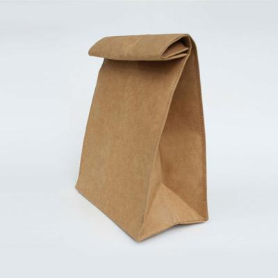 China Hot selling recyclable dupont tyvek lunch bag wholesale food cooler thermal bag washed paper bag for sale