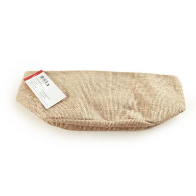 China Recycled Custom Wholesale Bamboo Materials Handle Cotton Canvas Jute Gift Bag for sale