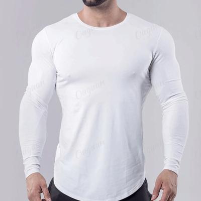 China Breathable Long Sleeve Fitness Shirt Mens Long Sleeve Shirts Men's Long Sleeve T Shirt For Men for sale