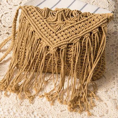 China 100% Eco-friendly Summer Ladies Wallet Woven Cross - Body Raffia Bags Beach Fashion Clutch Wholesale Straw Bags Handbag for sale