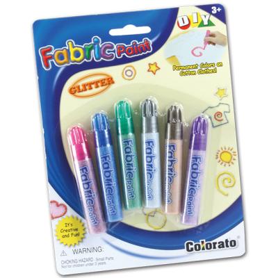 China Art Supply Blown Dry Color Glitter Glue Painting Paper Pens for sale