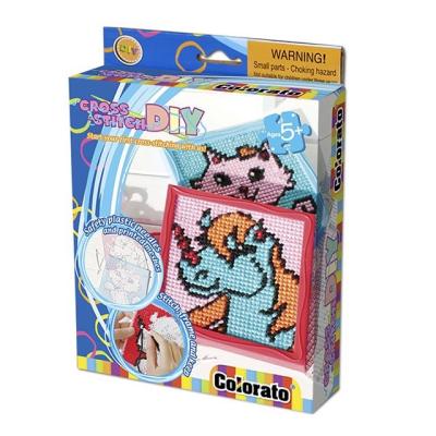 China 2015 Threads ASTM Colored Paper Craft DIY Cross Stitch Toy for sale