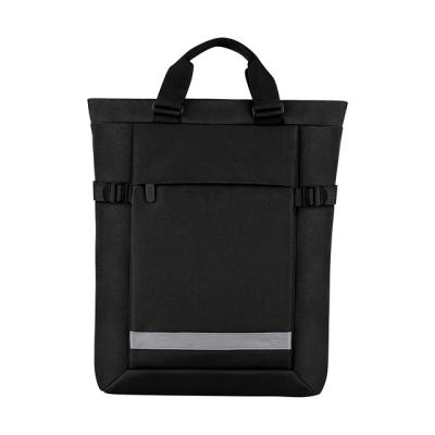 China BUBM Logo Vertical Crossbody Tote Black Shockproof Custom Nylon Laptop Bag For Large Laptop for sale