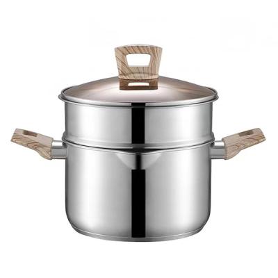 China Single Style Stainless Steel Soup Pot Single Pot Cookware Stainless Steel Soup Pot for sale