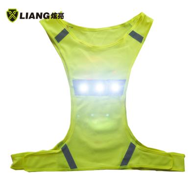 China LED Outdoor Sport Safety Vest High Visibility Vest Mulit Function Riding Vest for sale