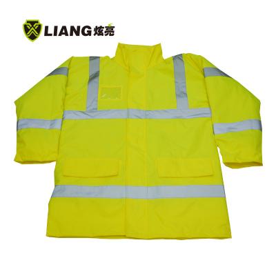 China Work Use Boom Running Hot Selling Jacket Customized Winter Windproof Thickening Thermal Jacket Yellow Cotton-Padded for sale