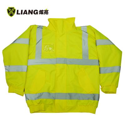 China Water Proof Boom Ruler Jacket Selling Winter Windproof Cotton-padded Yellow Customized Thickening Thermal Jacket for sale