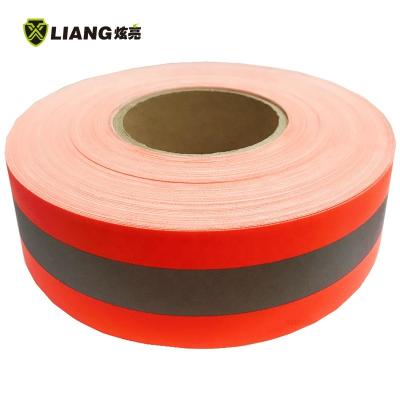 China Great for ENISO20471 ENISO20471 Flame Retardant Warning Accessories Visibility Tape Safety Vest Reflective Red Fabric Reflective Protective Tape Common Wanshable Safety High Tops for sale