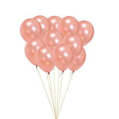 China Amazon Rose Gold Confetti Balloon 12inch party rose gold confetti balloons 30pcs for sale