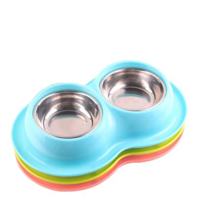 China Stored Waterproof Stainless Steel Anti-Ant Insect Eating Cat Food Bowl Utensils Non-Slip Dog Bowl for sale