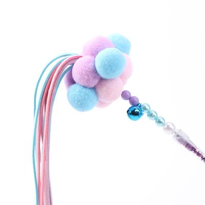 China Funny Stick Stocked Fairy Stick With Tassel Toy With Bell Pet Products Toy For Temptress Cat Toy Pet Supply Funny Cat for sale