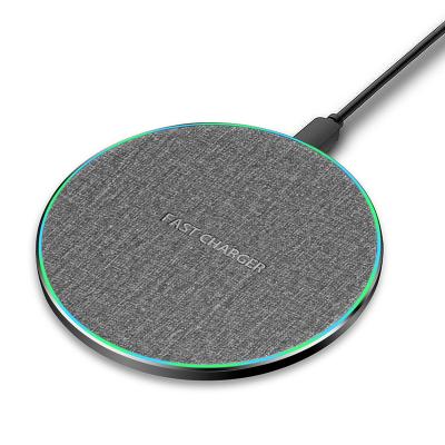 China SOSLPAI New Products Wireless Charger Qi Fast Charging Wireless Charging Pad 15W Pad For Mobile Phone for sale