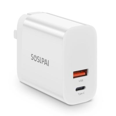 China QC 3.0 Charger SOSLPAI New Arrived Quick High Efficiency qc3.0 travel charger palladium 30w usb wall charger for sale