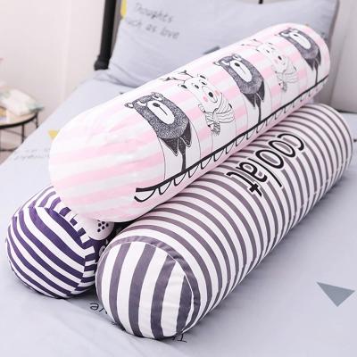 China 100% Round or Cylindrical Printing Custom Hot Selling Folded Polyester Sublimation Bolster Yoga Pillow for sale