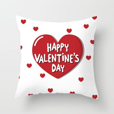 China Portable Custom Valentine's Day Pillow Covers Love Pillow Case Valentine's Day Pillowcases Tile Romance Covers for sale