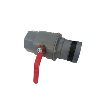 China Plug in China manufacture quality diameter 50-110 plastic adapter system irrigation valve connector for sale