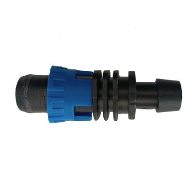 China Hot Selling Agricultural Farmland Irrigation System Latest Design Custom 16mm Plastic Drip Irrigation Fitting for sale