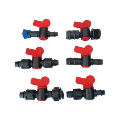 China Connect China Factory Good Quality Customized 16mm Plastic Mini Irrigation Valve For Drip Tape for sale