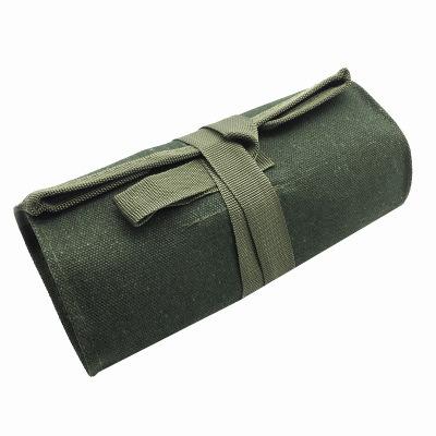 China Tools Holding Portable Heavy Duty Canvas Electrician Tool Bag Wrench Roll Up Pouch Envelope Bag for sale