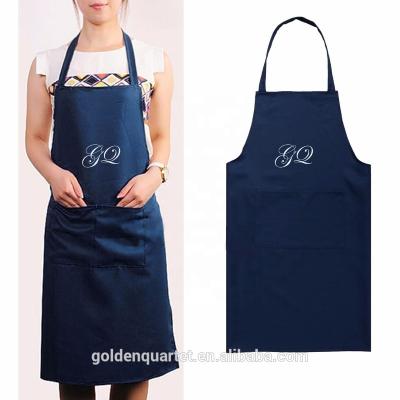 China Custom Bib Logo Bib Apron For Chefs Butchers Restaurant Kitchen Cooking SA8000 BSCI Sedex Audited Cooking Factory) for sale