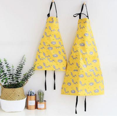 China Hot Sale Cotton Garden Promotional Kitchen Waterproof Cleaning Apron for sale