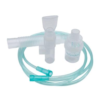 China Nebulizer Tubing Kit With Mouthpiece And Connection One Time Only Medical Tube And Corrugated Tubing for sale