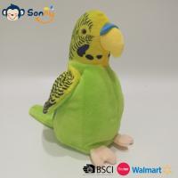 中国 Voice Recording & Repeating and Wings Flapping Plush Parrot 販売のため