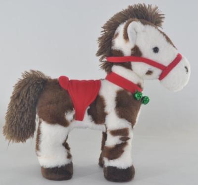 중국 2023 New Musical Walking Horse Exquisite Plush Toy BSCI Audit Factory 판매용