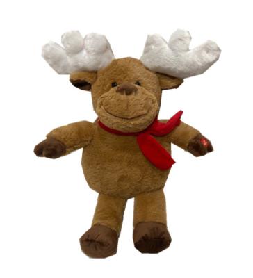 China luxuoso Toy Personalised Christmas Reindeer Teddy BSCI do diodo emissor de luz de 0.28m 11.02ft à venda