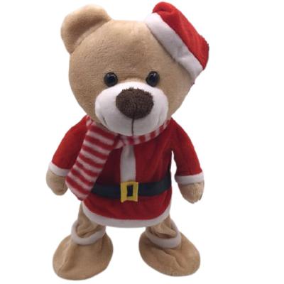 Cina giocattoli a 13 pollici Teddy Bears Bulk With Choke della peluche di Natale di 33cm in vendita