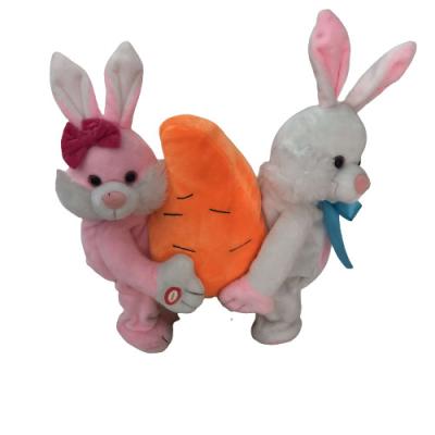 China 0.26M 10,24 Duim die Pasen Bunny Toy Easter Stuffed Animals & Pluchespeelgoed zingen Te koop