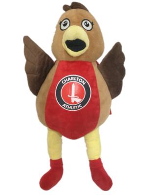 Cina ricordo rosso Toy Charlton Athletic Mascot For Child di 0.4M 15.75in Brown amichevole in vendita