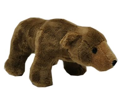 Chine les jouets animaux sauvages de peluche de 0.2M 0.66ft soutiennent des peluches de Brown et des jouets de peluche à vendre