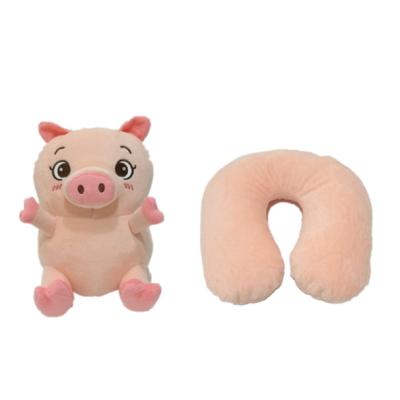 Cina Adulti A 7,87 POLLICI Rohs di Toy Animal Neck Pillows For della peluche di porcellino di Warmness 0.2M in vendita